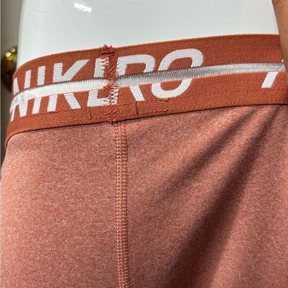 Nike Pro Training Heather Leggings In Rose Gold/Dusty Peach Size XSmall nwt - Picture 10 of 10